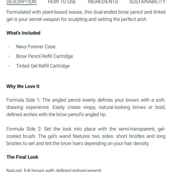 NIB treStiQue Brow Pencil & Brow Gel in Americano - Picture 5 of 12